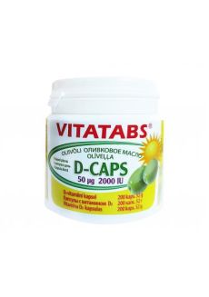 Vitatabs® D-Caps 50mkg 200pcs